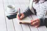 woman writing