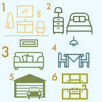 rooms in a house