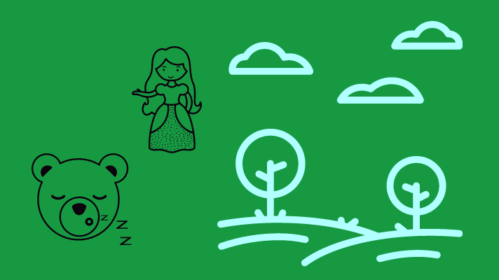 a bear, a fairy and spring