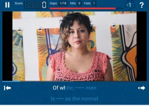 Woman artist inequality gap-fill exercise 
