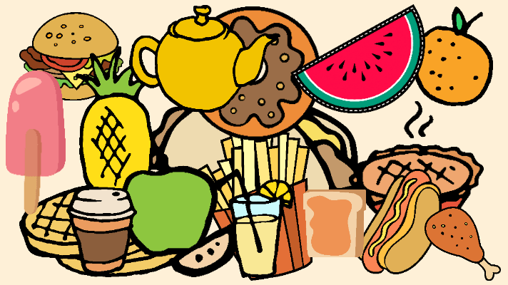 Different foods