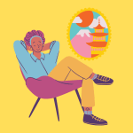 A relaxed person 